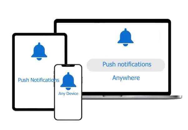 Web push notification preview on mobile